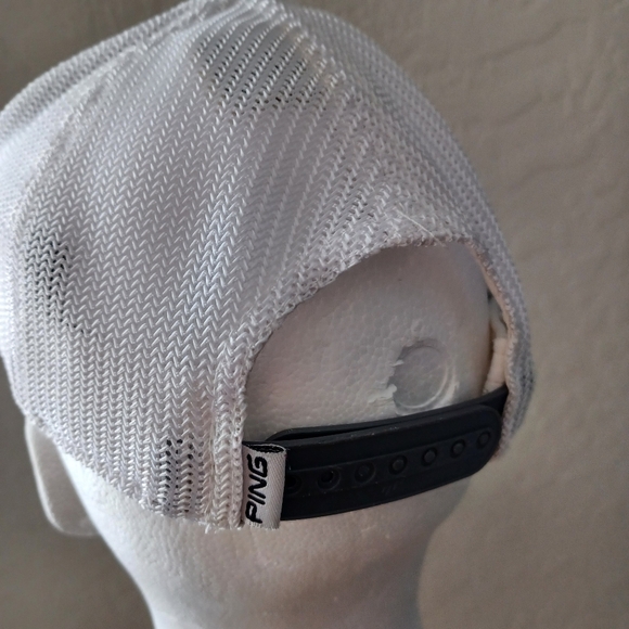 PING PHOENIX ARIZONA VINTAGE  Green White Mesh Golf Hat Snapback Baseball Cap - Picture 3 of 3
